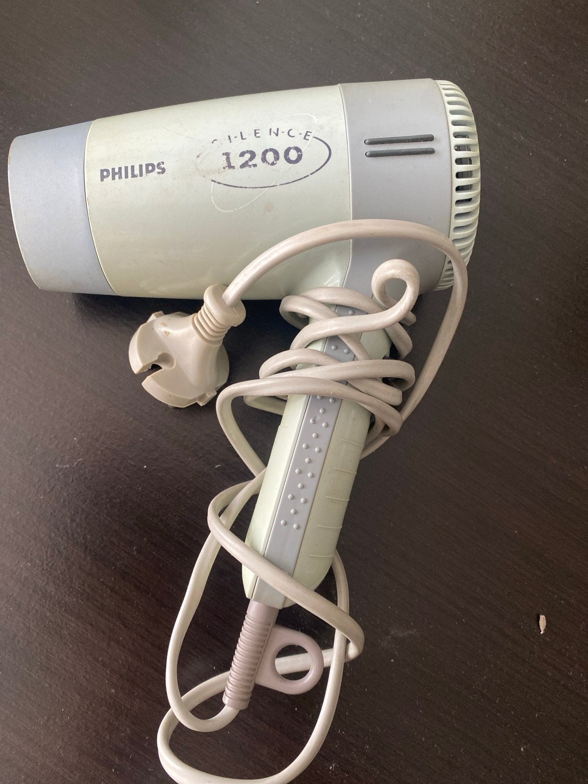 Philips Silence 1200 Föhn - Vintage Haardroger, Ophalen of Verzenden, Gebruikt, Haarverzorging