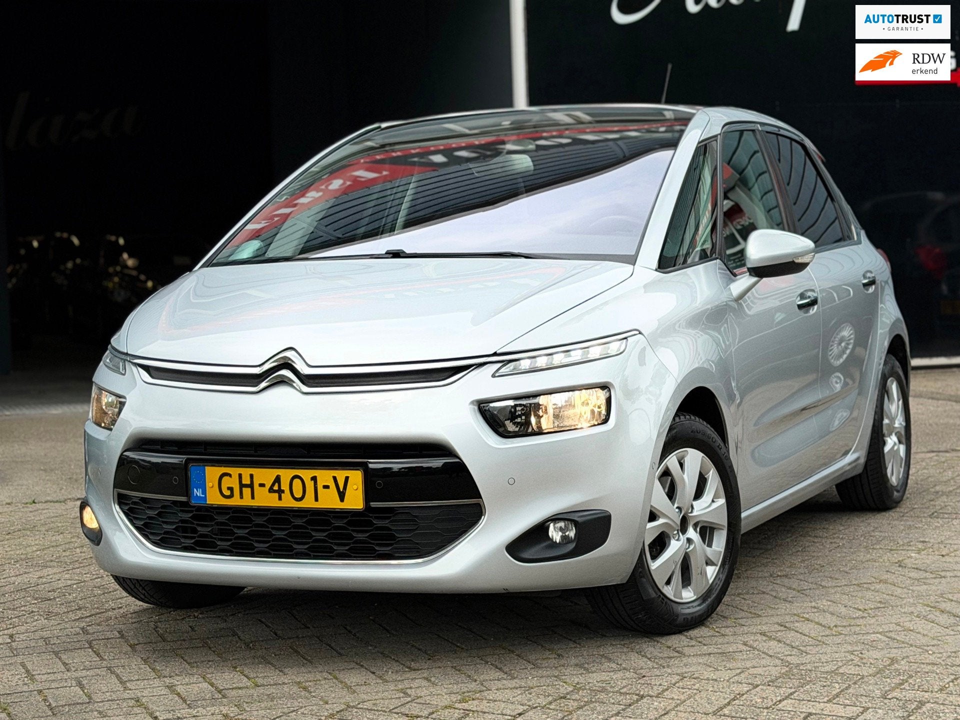 Citroen C4 Picasso 1.6 VTi Tendance KEYLESS/STOELVERW/DODEHO, Stof, Gebruikt, Zwart, 4 cilinders