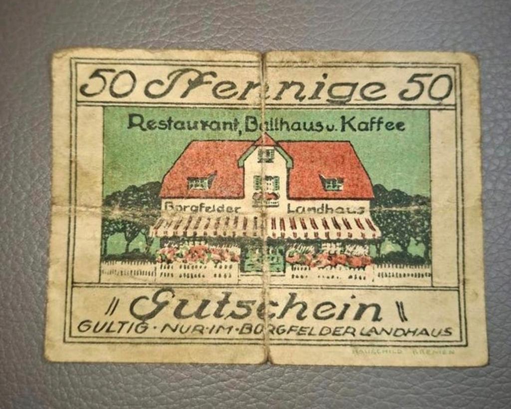 Duits Notgeld Bremen Noodgeld, Ophalen of Verzenden, Duitsland