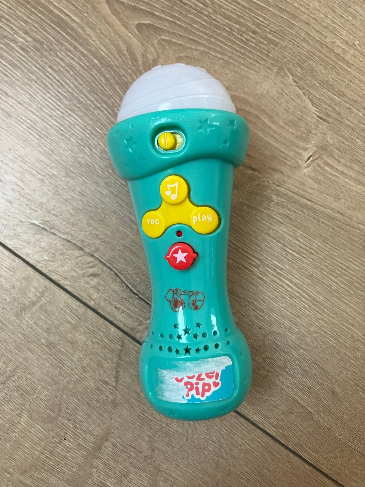Woezel en Pip Microfoon met Licht en Geluid, Ophalen of Verzenden, Gebruikt, Overige typen, Met licht