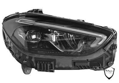 mercedes c klasse w206 koplamp rechts lamp
