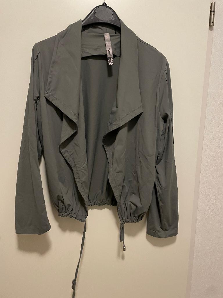 Vest Poools khaki travelstof maat 42 jasje, Maat 42/44 (L), Ophalen of Verzenden, Zo goed als nieuw, Jasje