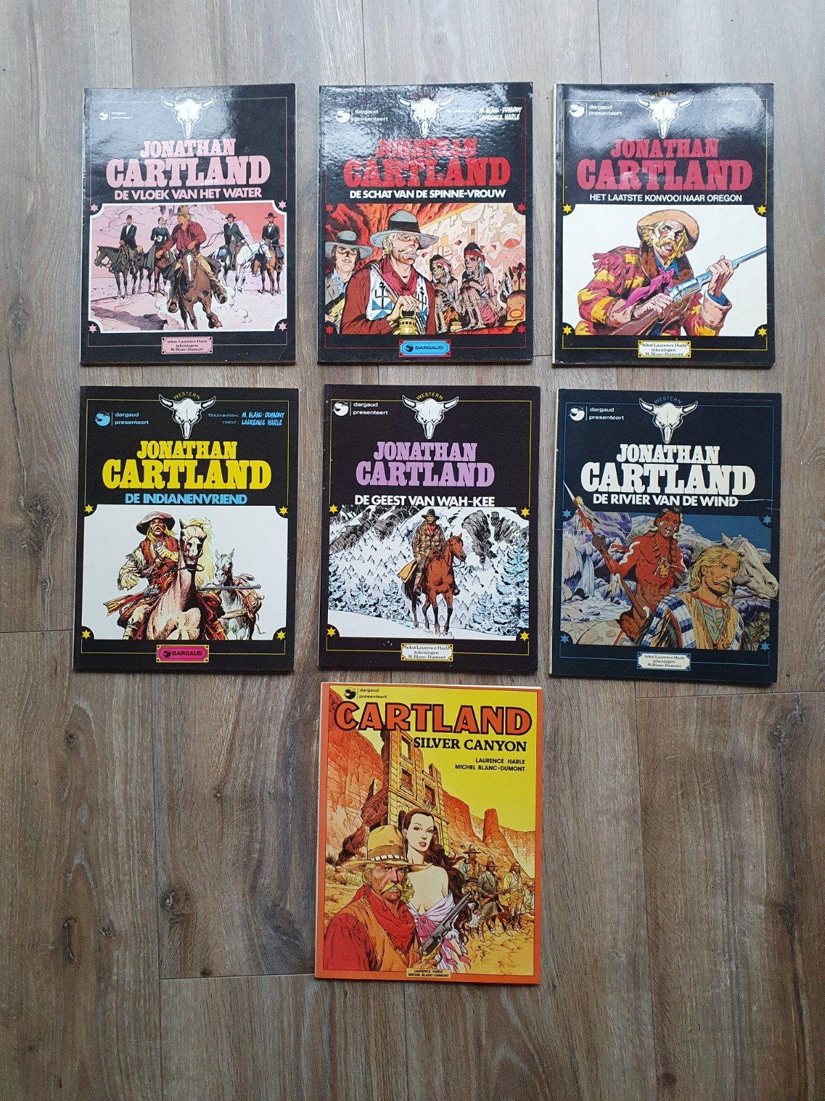 Jonathan Cartland stripboeken - 7 delen, Boeken, Meerdere stripboeken, Ophalen of Verzenden, Gelezen