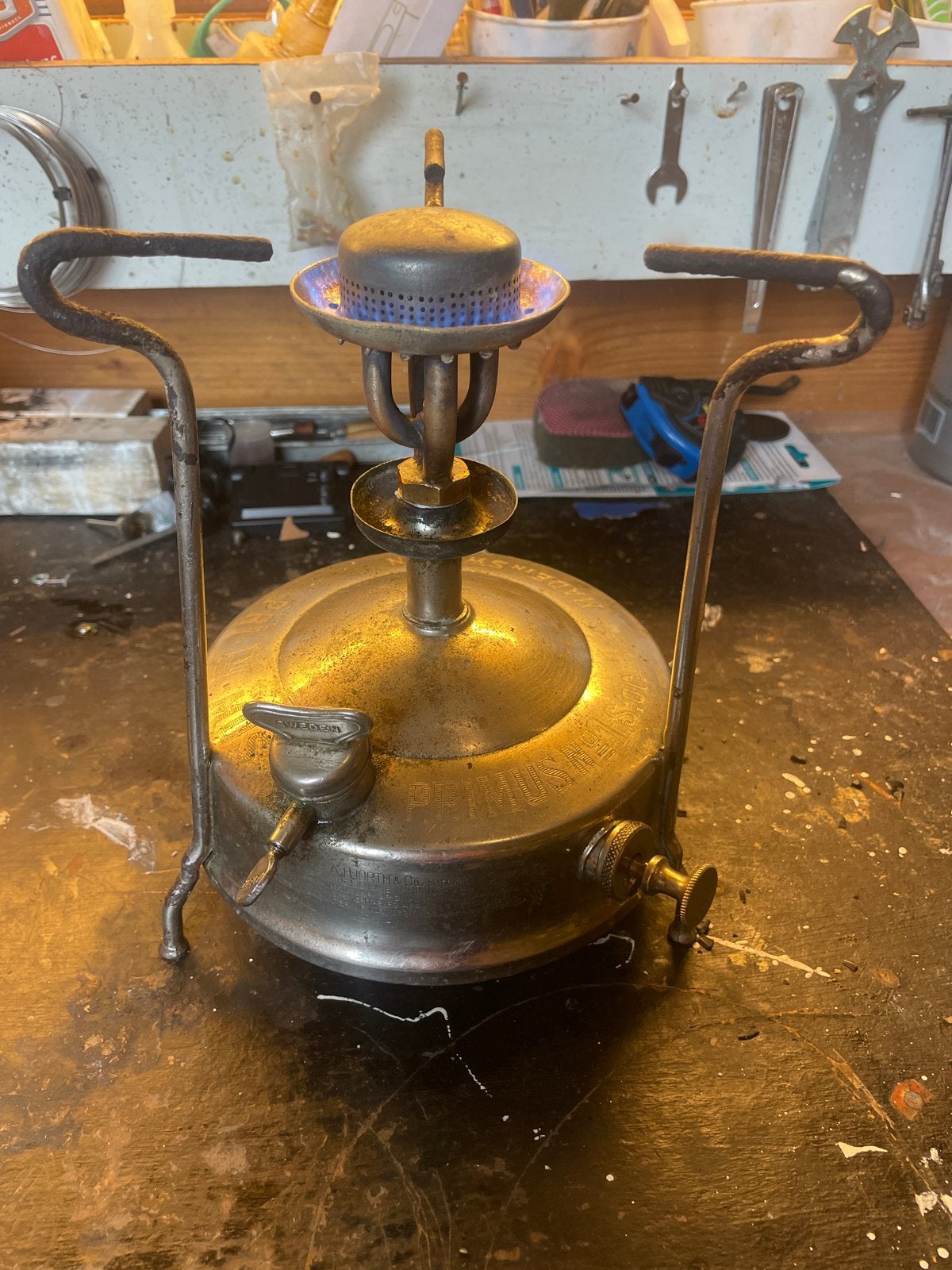 Vintage Primus No.1 S Petroleum Kooktoestel - Werkend, Antiek en Kunst, Antiek | Keukenbenodigdheden, Ophalen of Verzenden