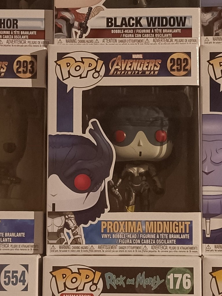 Funko Pop! Proxima Midnight #292 - Avengers Infinity War, Ophalen of Verzenden, Zo goed als nieuw
