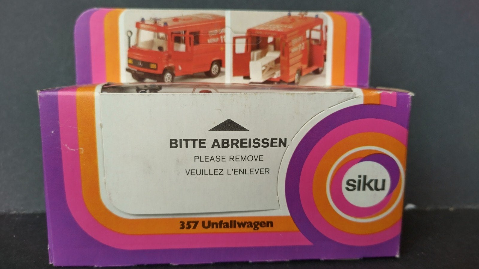 Mercedes Benz Unfallwagen 357 1:55 Siku Pol, Auto, Verzenden, Nieuw, Sieper