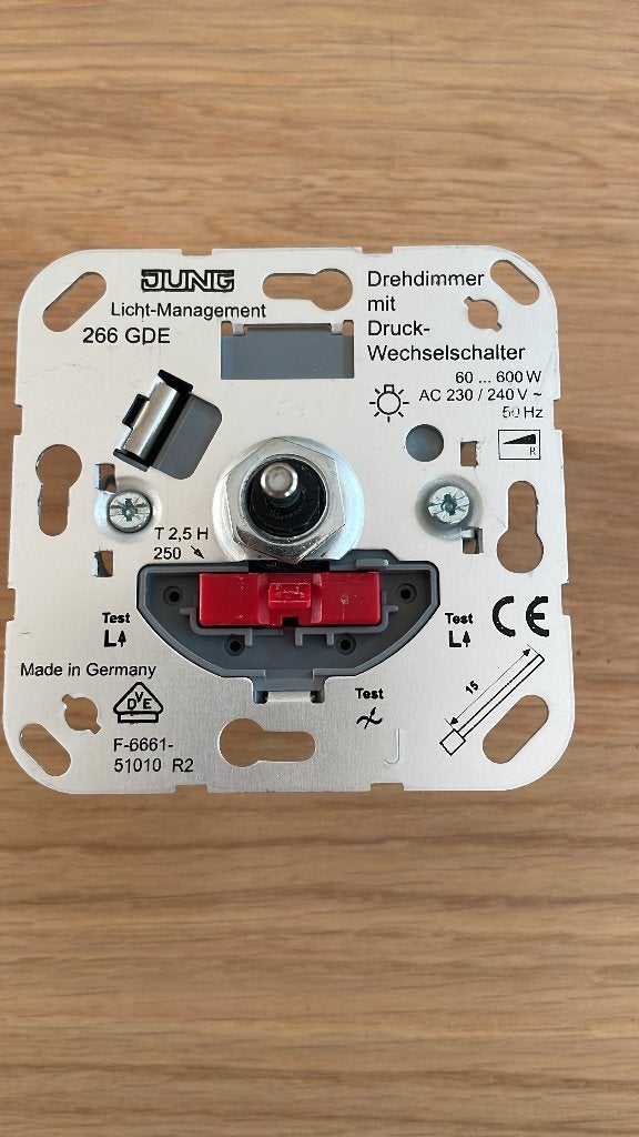 Jung dimmer voor ohmse belasting, Doe-het-zelf en Verbouw, Ophalen, Zo goed als nieuw, Jung, Dimmer