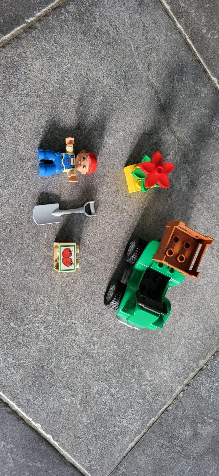 Lego Duplo set 5645 Boerderij met tractor en figuur, Inclusief minifiguren, Gebruikt, Ophalen of Verzenden, Duplo