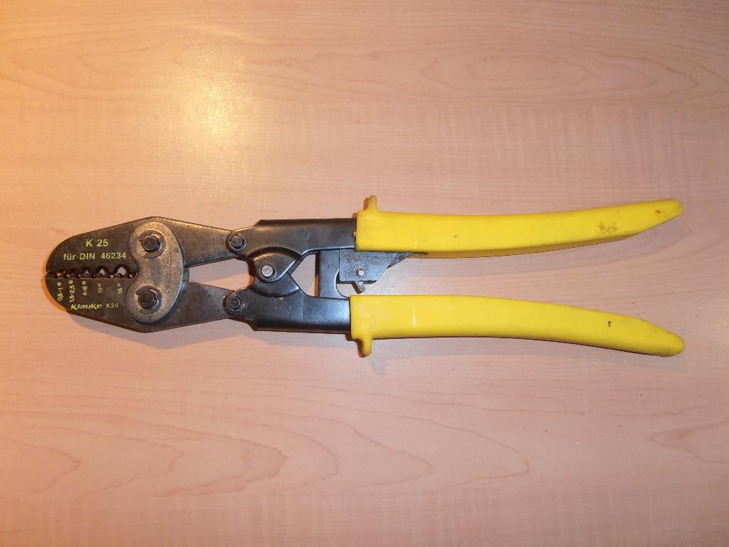 Zgan KLAUKE K25 kabelschoen perstang / krimptang 0,5t/m16mm2, Ophalen of Verzenden, Zo goed als nieuw