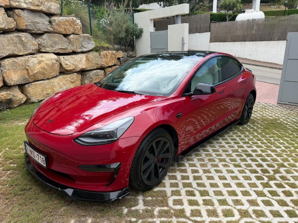Tesla Model 3 Longe Range 4wd, 75 KWH, 258 kw, Automaat, Auto's, Tesla, Automaat, Leder, Vierwielaandrijving, Particulier