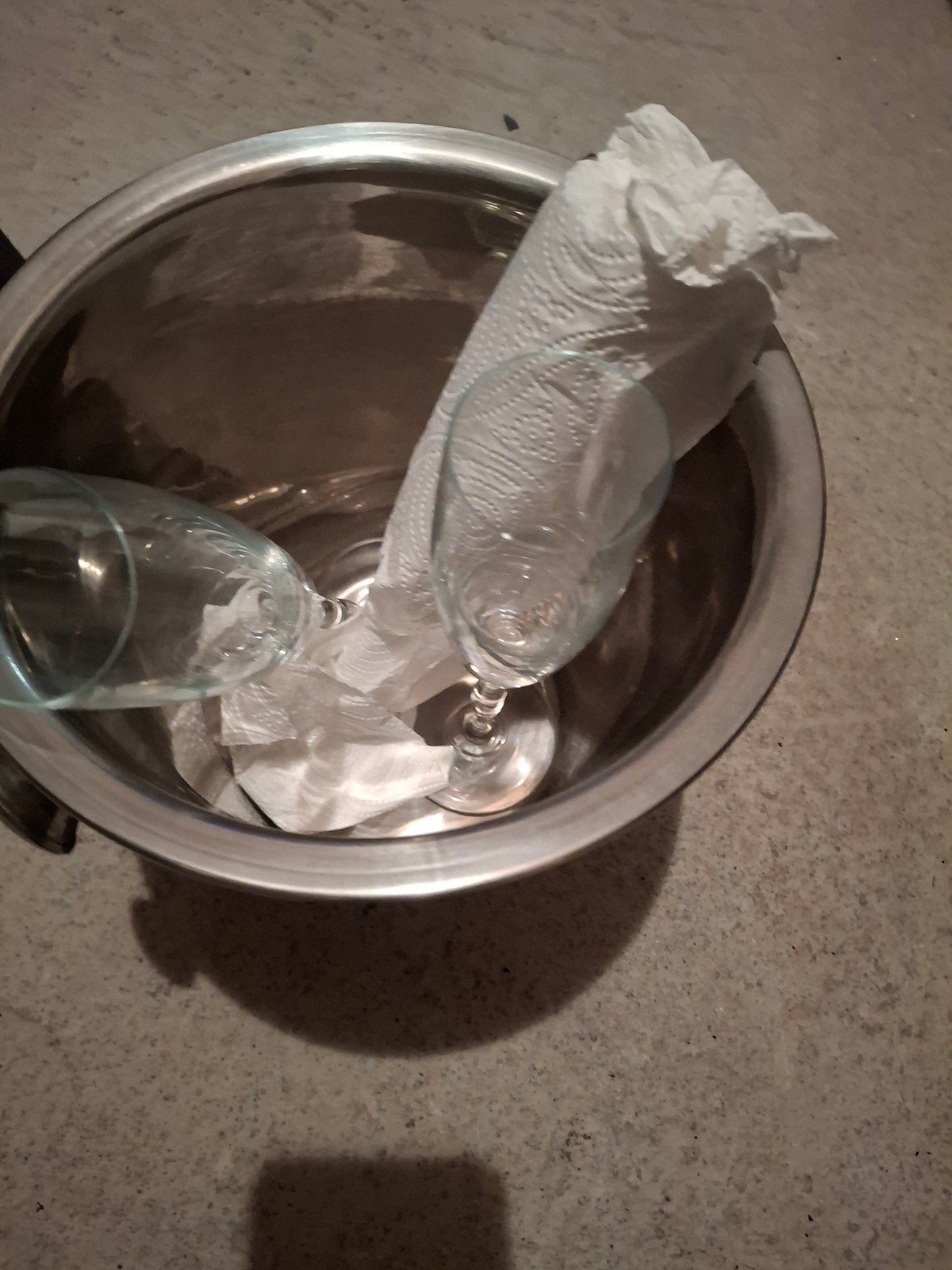 Champagnekoeler + glazen, Ophalen, Glas of Glazen, Overige stijlen, Glas