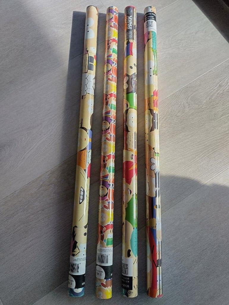 South Park kaftpapier 4 rollen extra sterk kaftpapier, Diversen, Ophalen, Nieuw