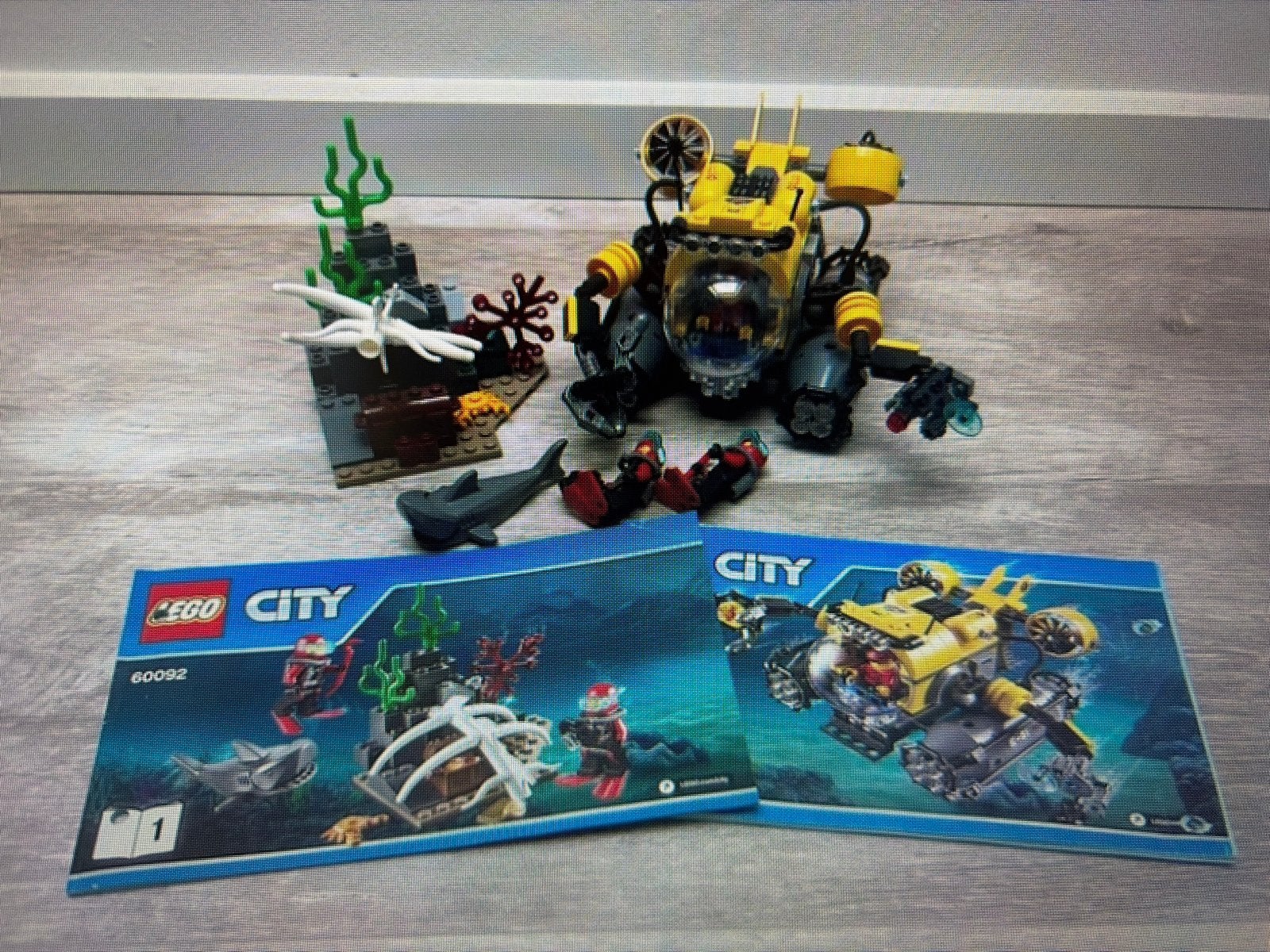 Lego City 60092 Diepzee Onderzeeër, City, Lego, Ophalen of Verzenden, Zo goed als nieuw