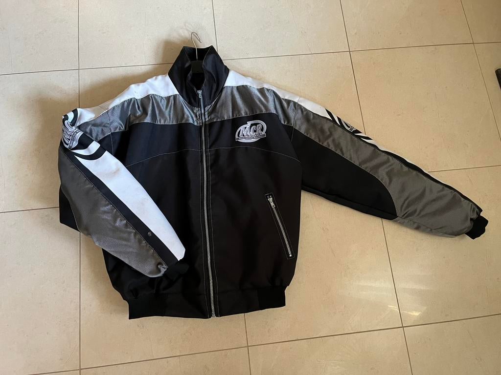 MCR enduro/motor cross jas zwart-grijs-wit mt. XL, Motoren, Kleding | Motorkleding, Ophalen of Verzenden, Tweedehands, Heren, Jas | textiel