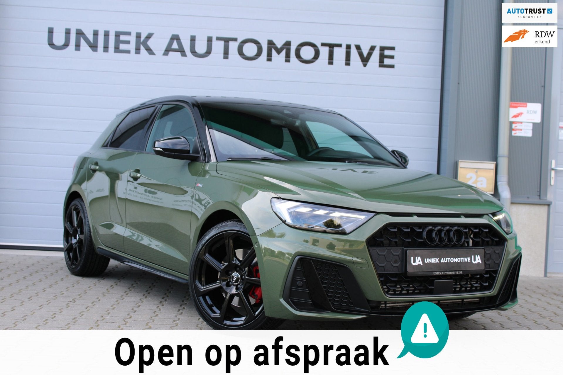 Audi A1 Sportback 40 TFSI COMPETITION | S LINE | SONOS | CAM, 1998 cc, Zwart, 4 cilinders, Bedrijf
