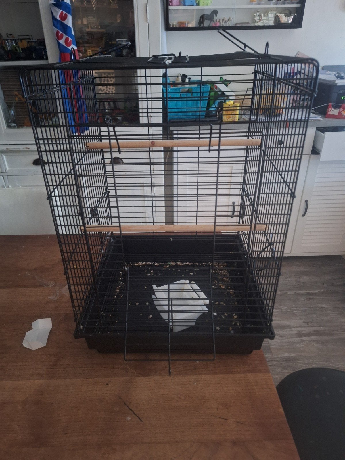 tekoop vogel kooi, Ophalen, Zo goed als nieuw, Metaal, Vogelkooi