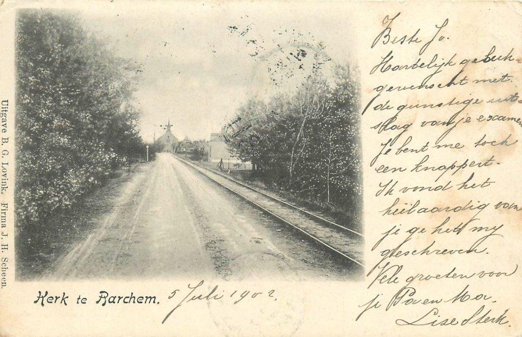 701-288-009 Barchem Kerk, Verzamelen, Verzenden, Voor 1920, Gelderland