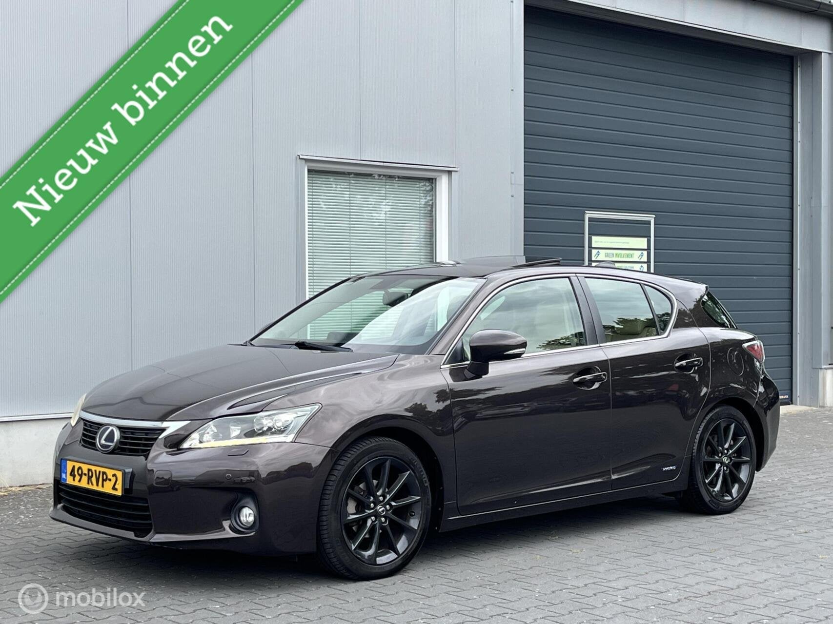 Lexus CT 200h Luxury Line Mark Levinson - dealer OH - Dakje, Auto's, Lexus, Euro 5, 136 pk, Gebruikt, Beige