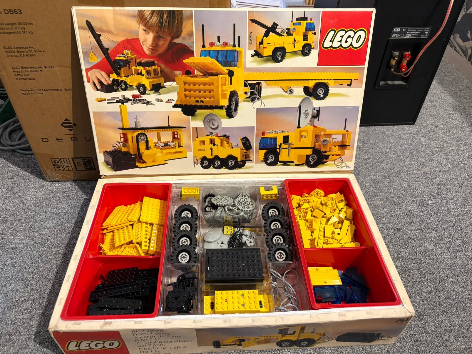 Vintage Lego Universal Building set 744, compl. en origineel, Compleet, Gebruikt, Overige thema's, Lego