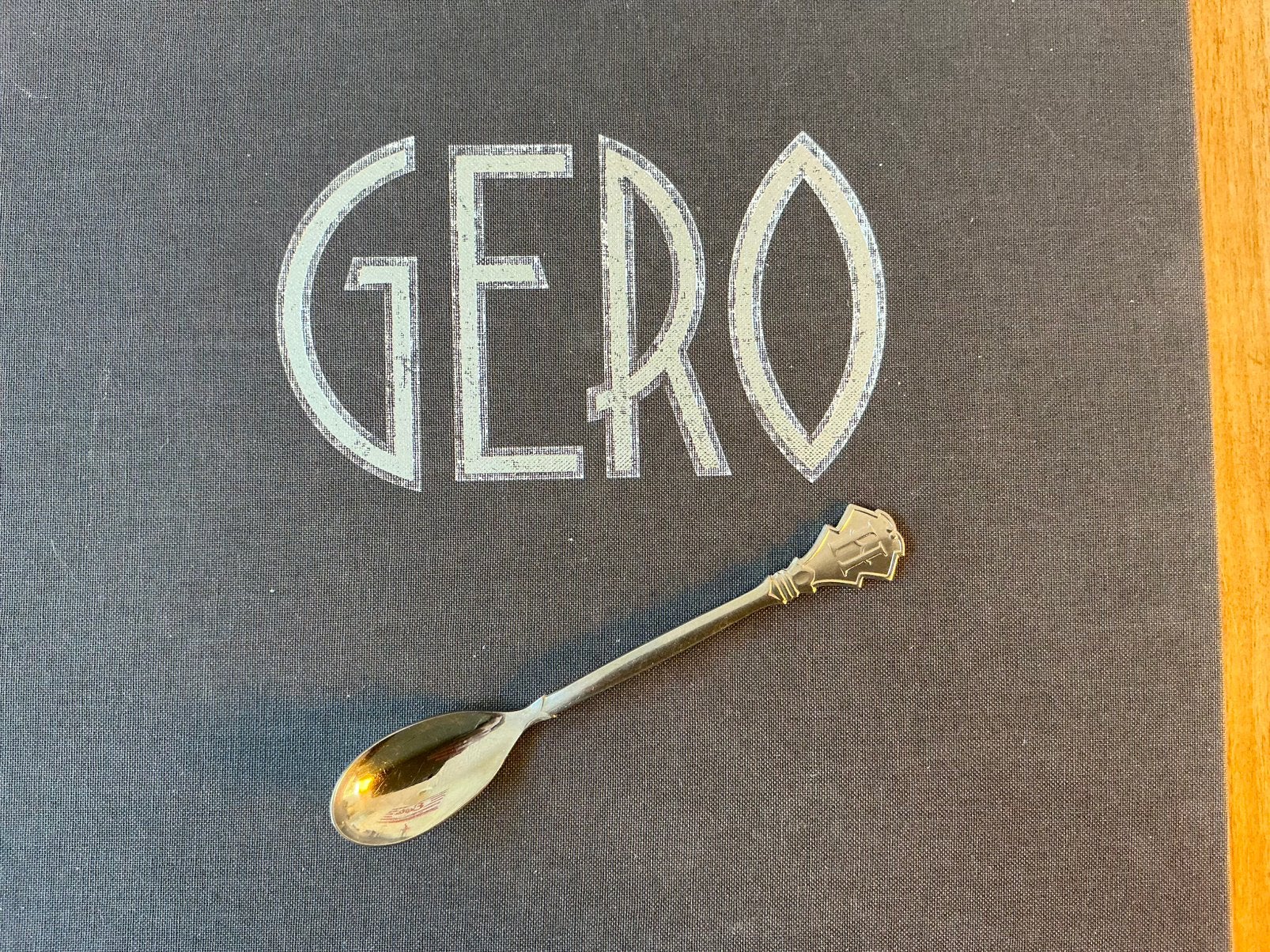 Gero Zilmeta 504 letterlepeltje - letter H - theelepel, Ophalen of Verzenden