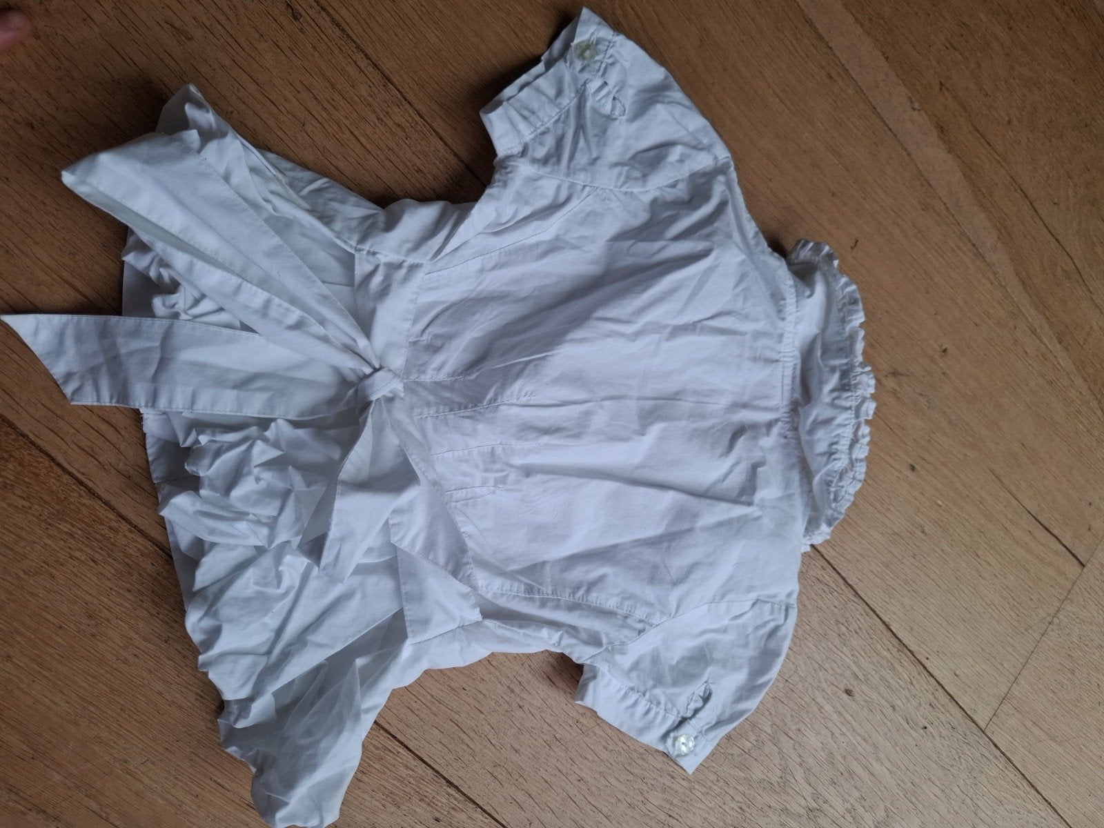 Jottum witte blouse top meisje maat 116 feest, Gebruikt, Meisje, Jottum, Overhemd of Blouse