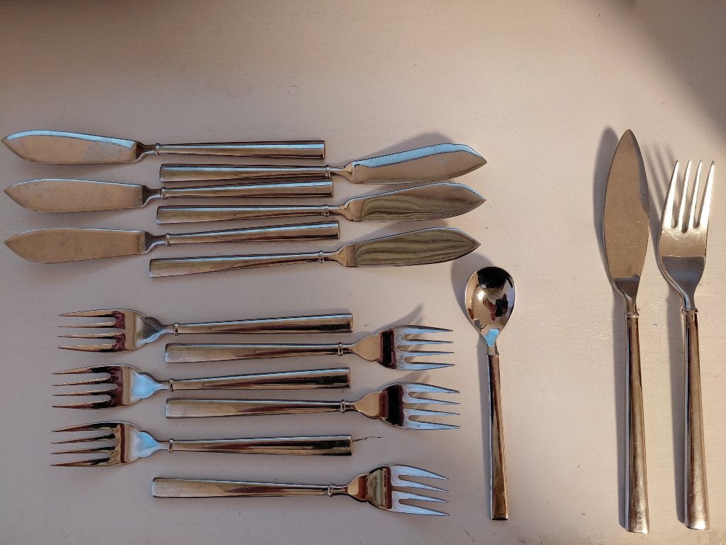Sola Palermo bestek - o.a. 6 persoons visbestekset, Huis en Inrichting, Keuken | Bestek, Sola, Bestekset, Ophalen of Verzenden