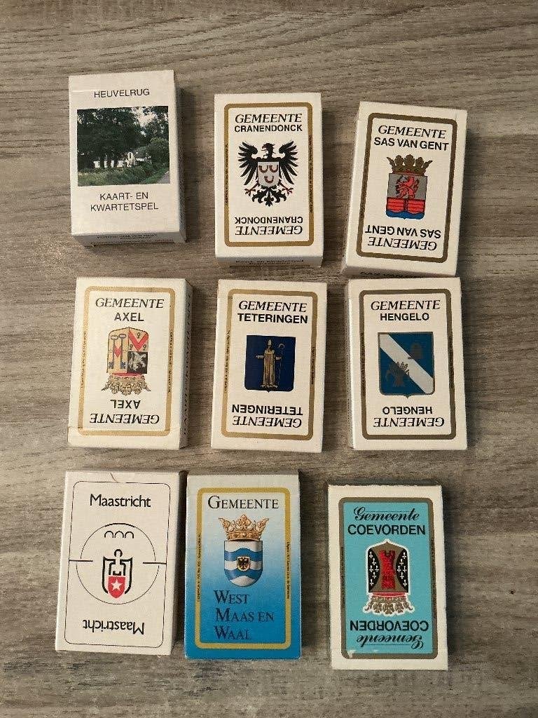 Kwartetspel gemeente, Ophalen of Verzenden, Zo goed als nieuw, Kwartet(ten)
