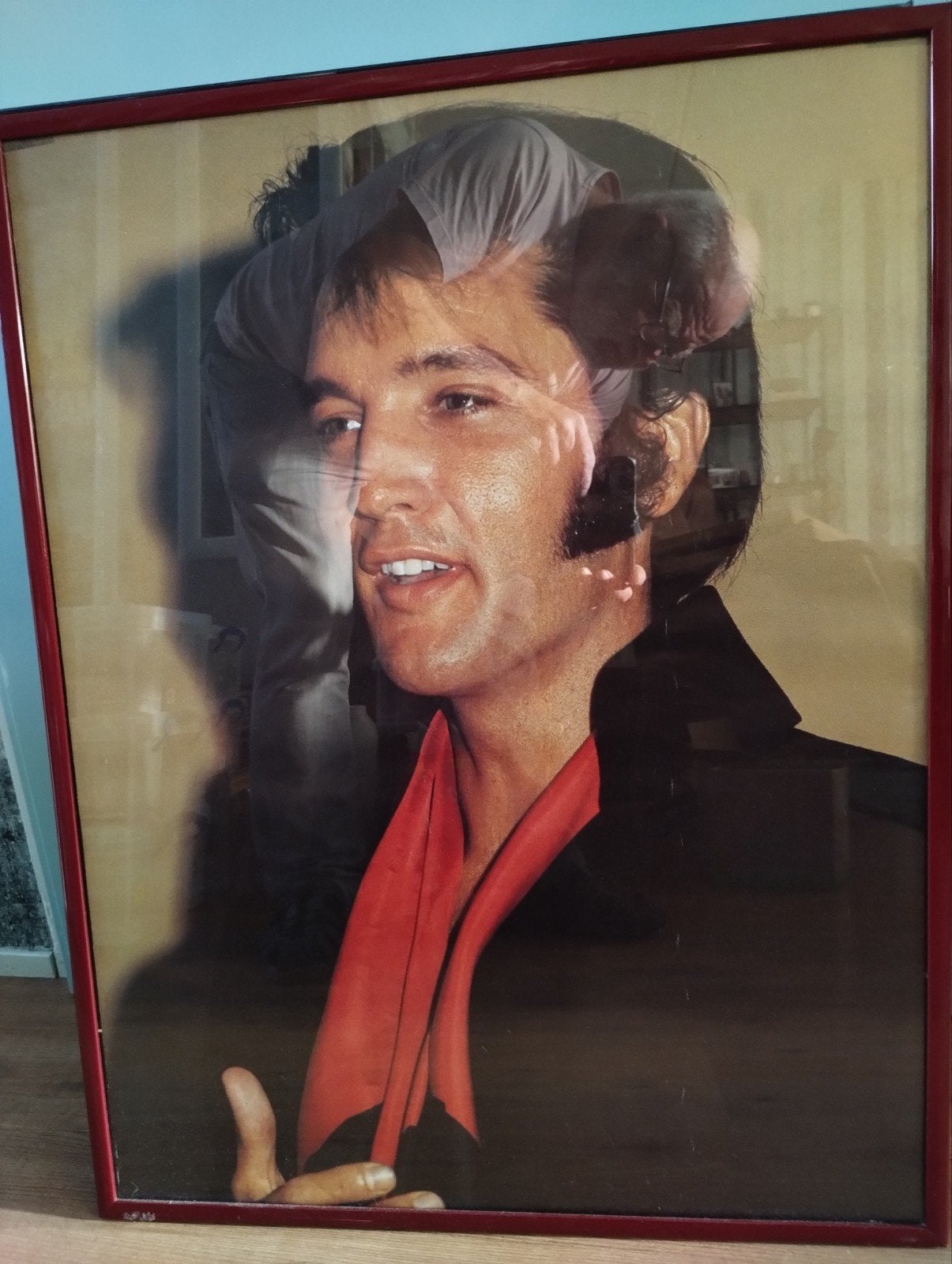 Ingelijste foto van Elvis Presley, Ophalen, Foto, Fotografie, Ingelijst