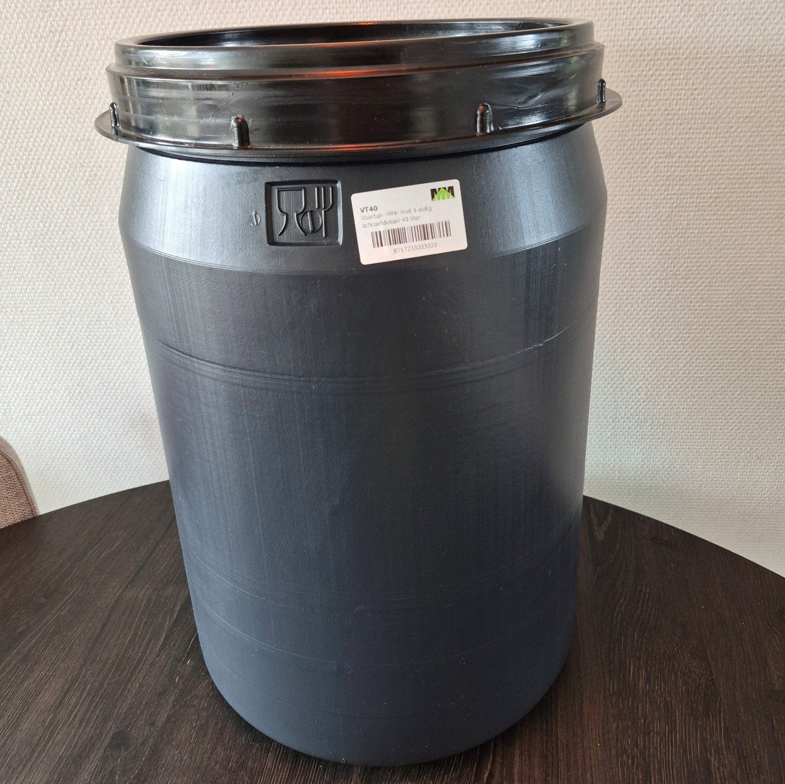 voerton / regenton.
40 ltr met schroefdeksel., Dieren en Toebehoren, Dierenvoeding, Ophalen of Verzenden