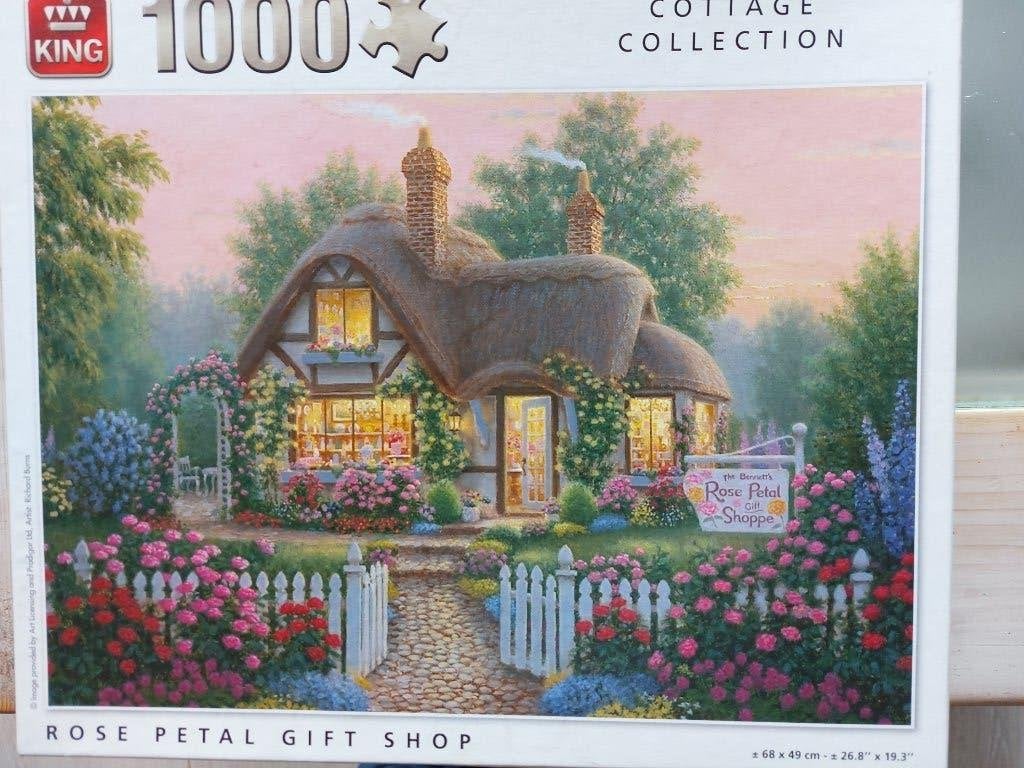 Leuke Legpuzzel van King - 1000 Stukjes, Hobby en Vrije tijd, Ophalen of Verzenden, 500 t/m 1500 stukjes, Zo goed als nieuw, Legpuzzel