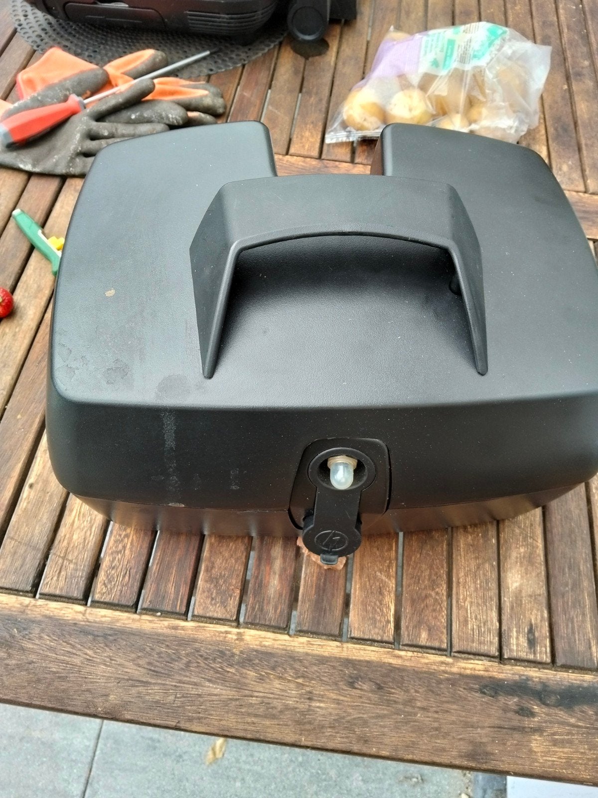 Accubak scootmobiel., Ophalen, Gebruikt