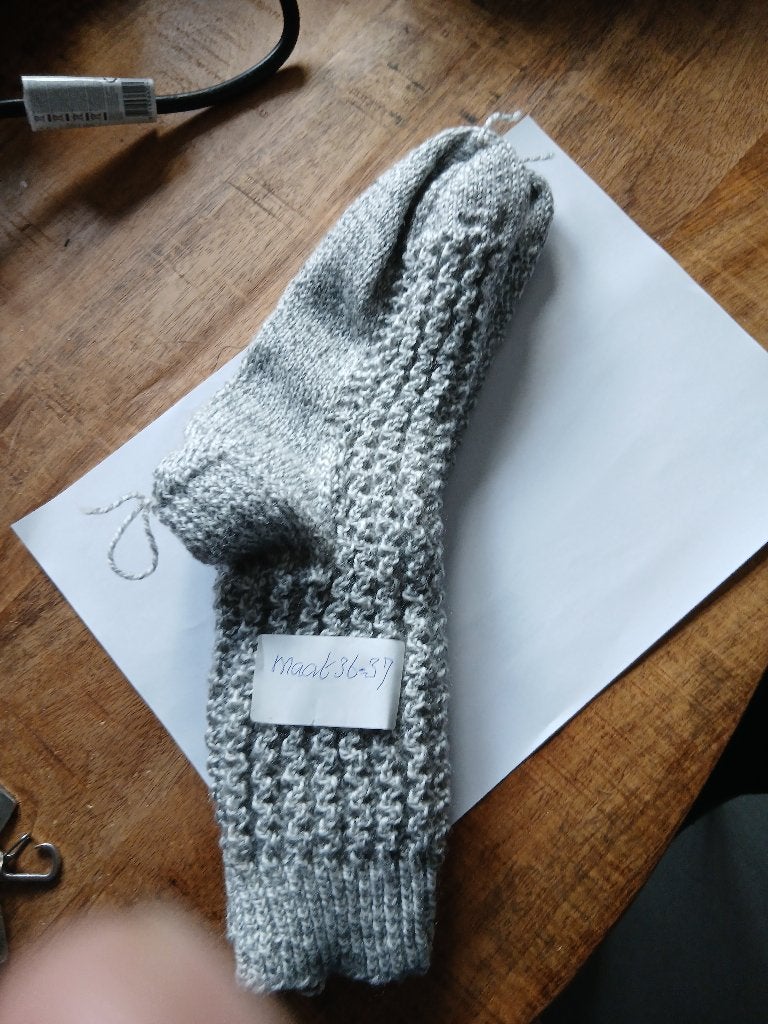 Gebreide sokken Maat 36-37, Kleding | Heren, Sokken en Kousen, Ophalen of Verzenden, Nieuw, Overige maten, Overige kleuren
