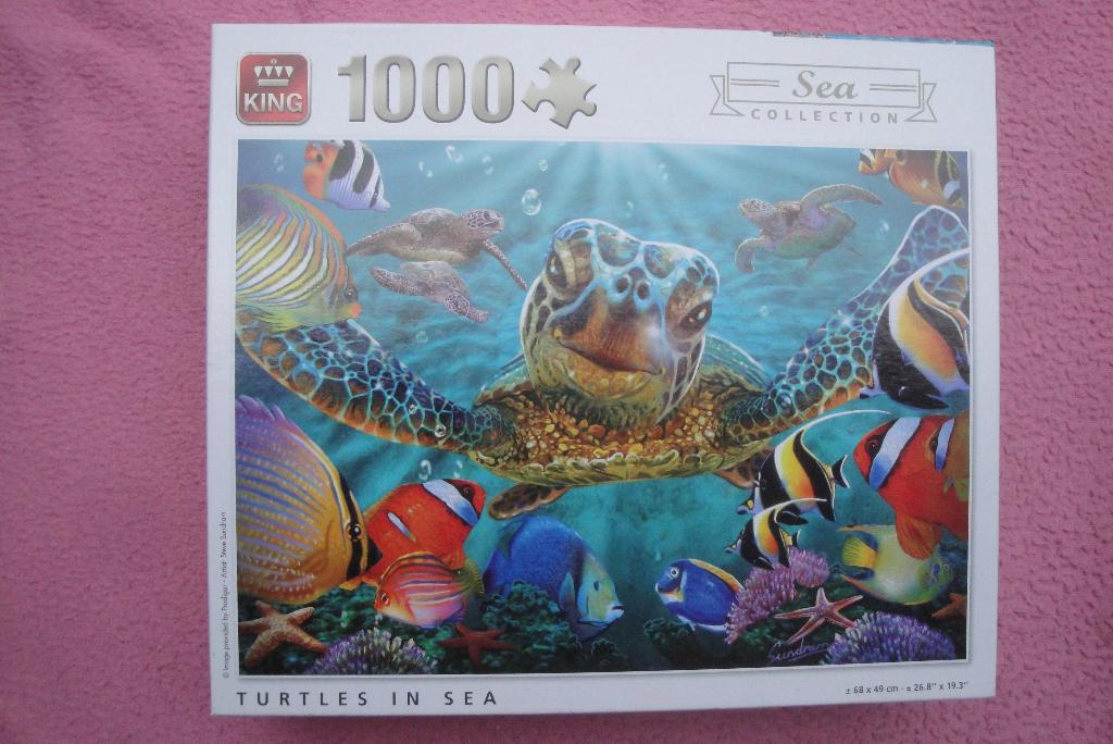 KING SEA COLLECTION PUZZLE 1.000stukjes voor 2,50euro, Ophalen of Verzenden, 500 t/m 1500 stukjes, Zo goed als nieuw, Legpuzzel