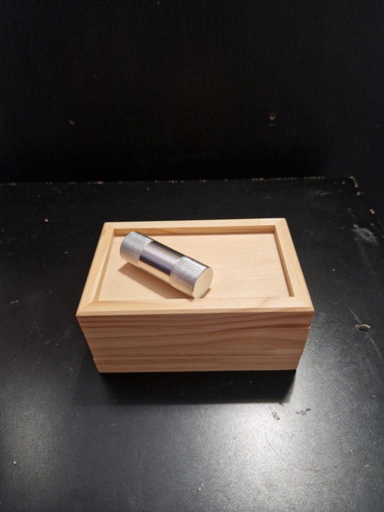 Hasj Pers met Pollenzeef Box - Hout & Aluminium, Ophalen of Verzenden