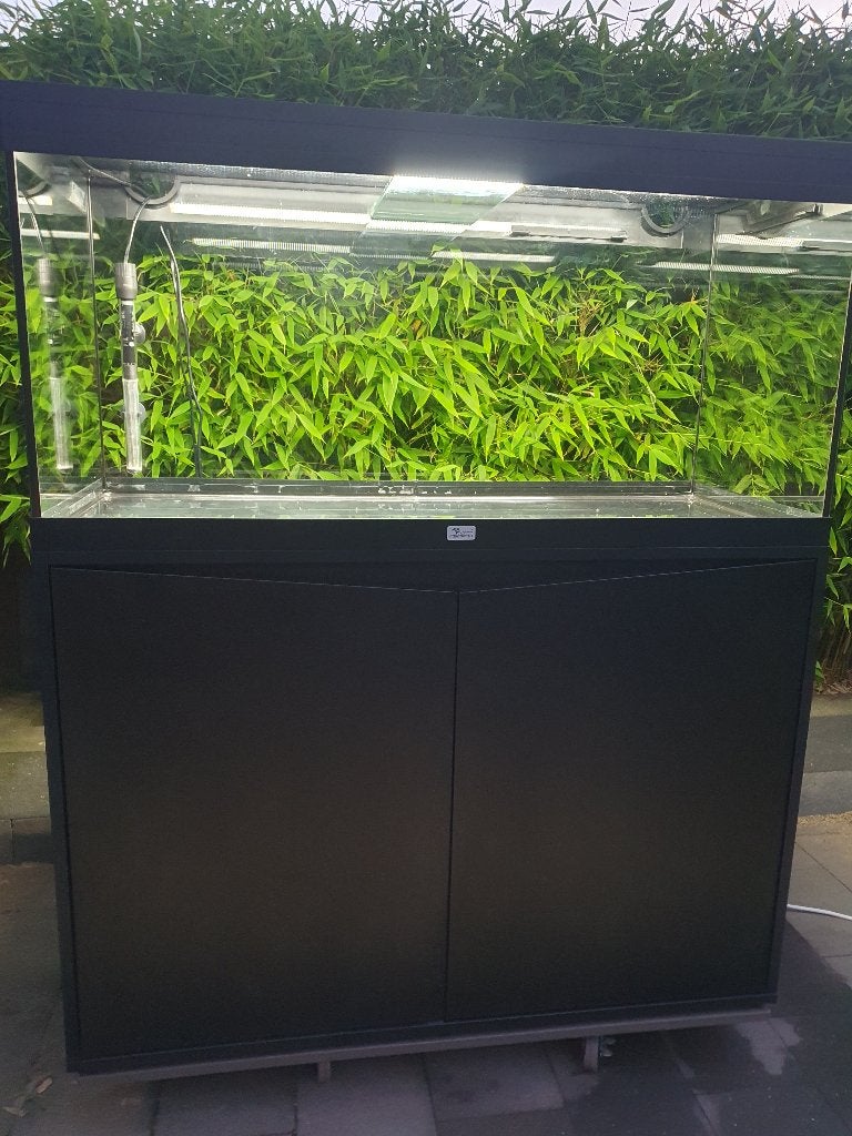 Aquatlantis Aquarium met meubel, Dieren en Toebehoren, Vissen | Aquaria en Toebehoren, Ophalen, Inclusief deksel, Aquatlantis