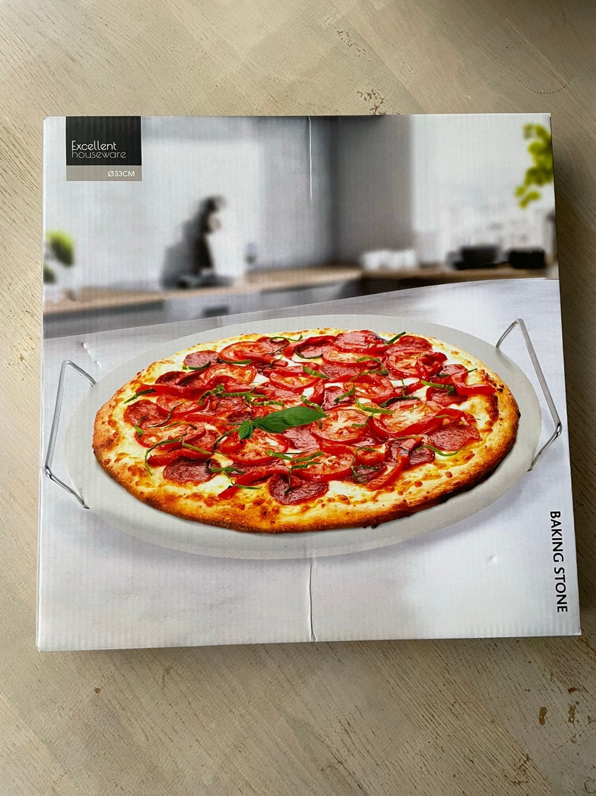 Pizzasteen 33cm, Ophalen of Verzenden, Nieuw