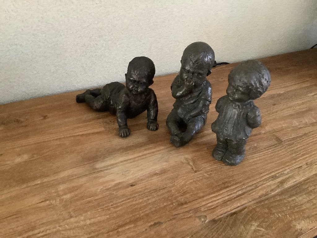 3 beeldjes Geert kunen, Verzamelen, Ophalen, Zo goed als nieuw