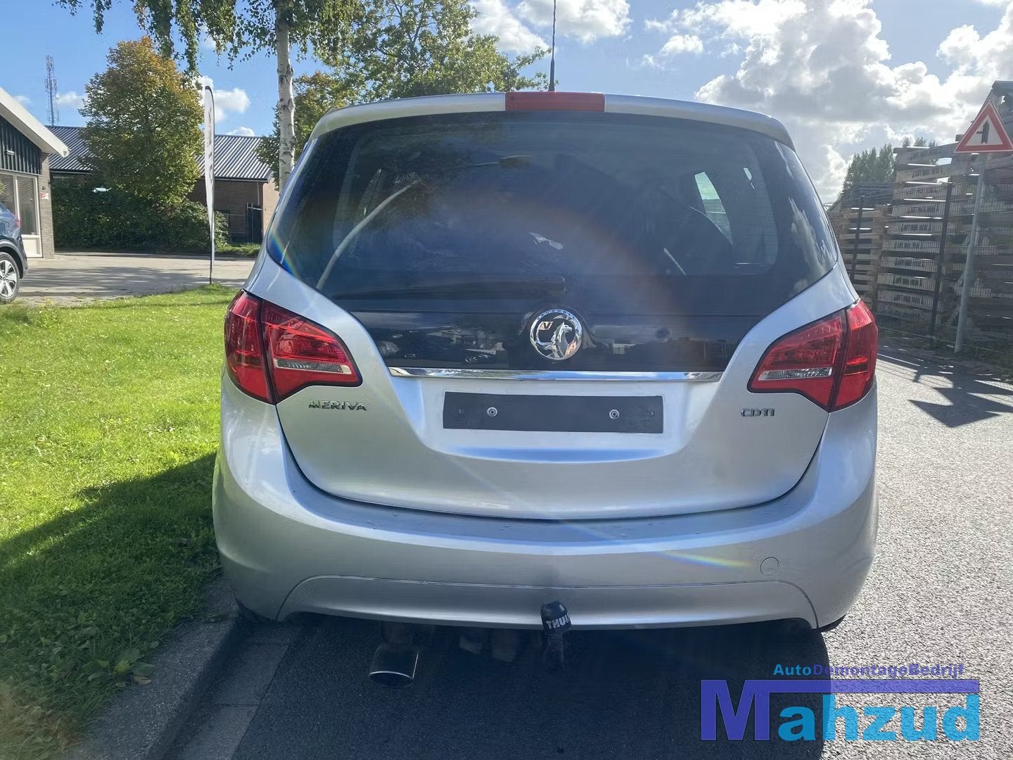 OPEL MERIVA B zilver Z157 Achterbumper bumper 2010-2017, Gebruikt, Opel Automobile GmbH, Ophalen of Verzenden, Kontakt@opel-infoservice.de