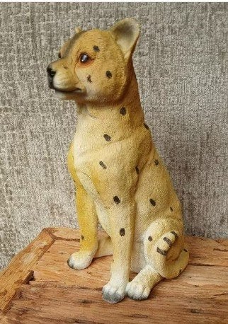 Luipaard beeld, polystyreen 30 cm hoog., Ophalen of Verzenden, Nieuw, Dier