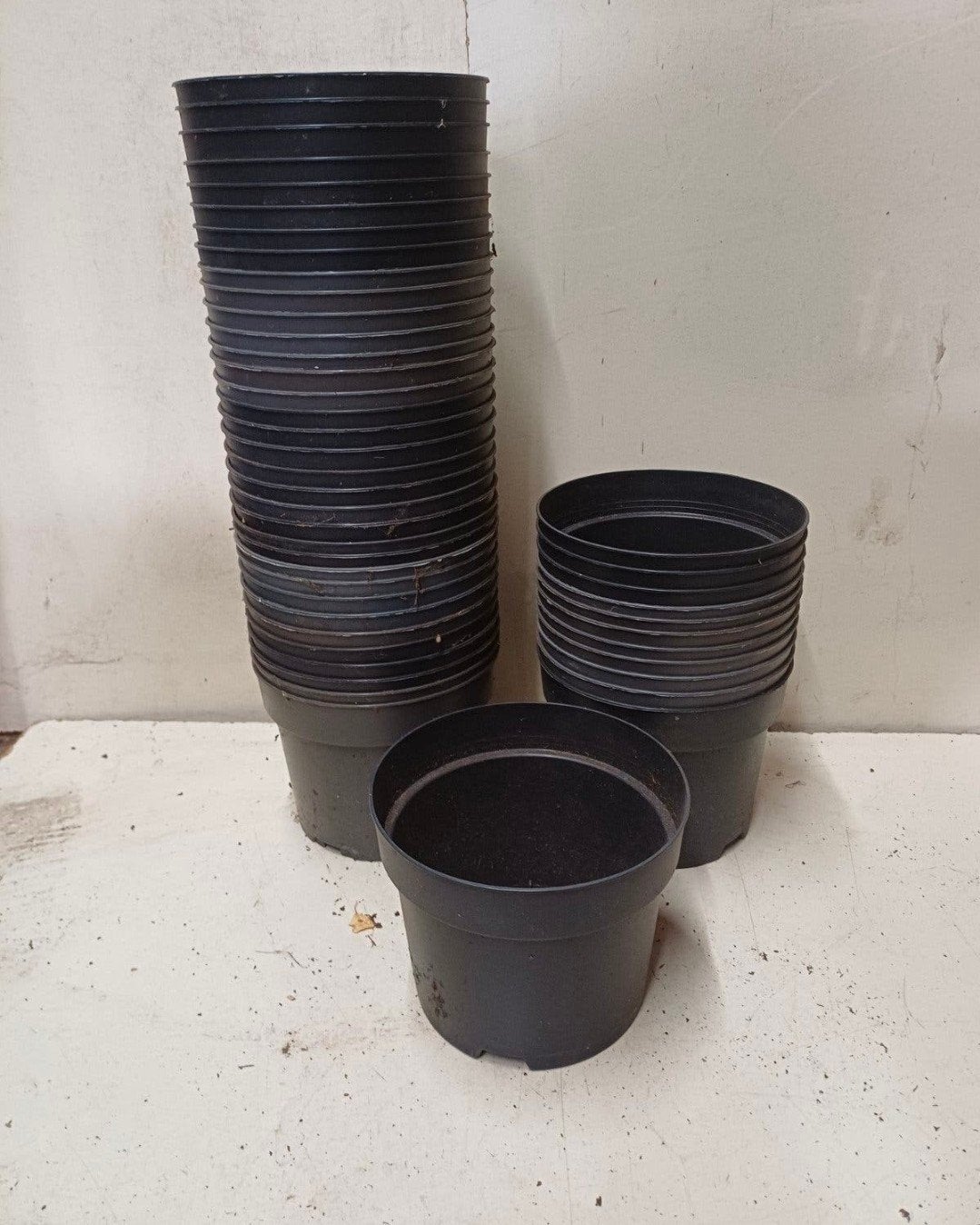 kweekpotten plantenpotten bloempotten 2 liter, Kunststof, Gebruikt, Rond, Ophalen of Verzenden