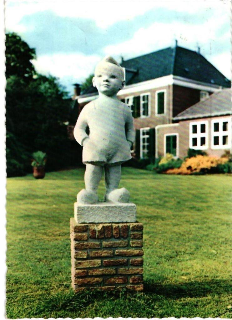 18017 Assen 1964 Standbeeld Bartje Gelopen met postzegel
