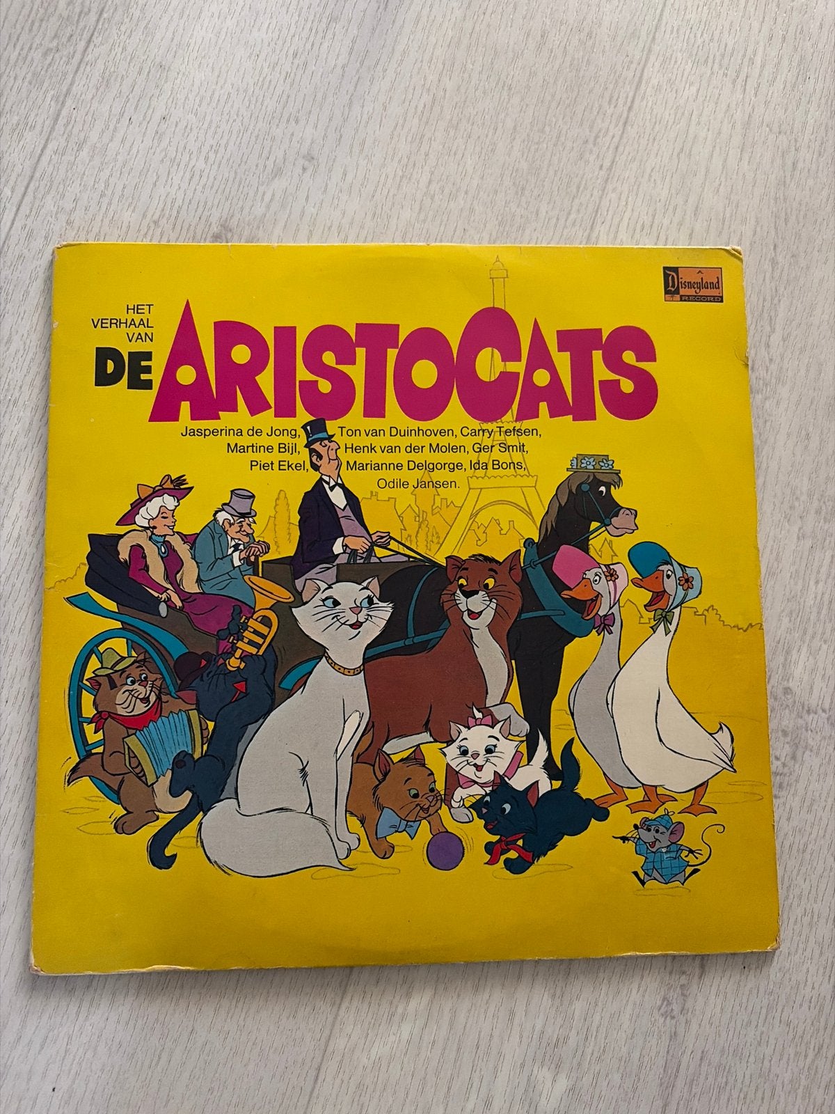 Disney LP's: Het Verhaal van De Aristocats & Het Jungle Boek, Cd's en Dvd's, LP, Gebruikt, Ophalen of Verzenden, Verhaal of Sprookje