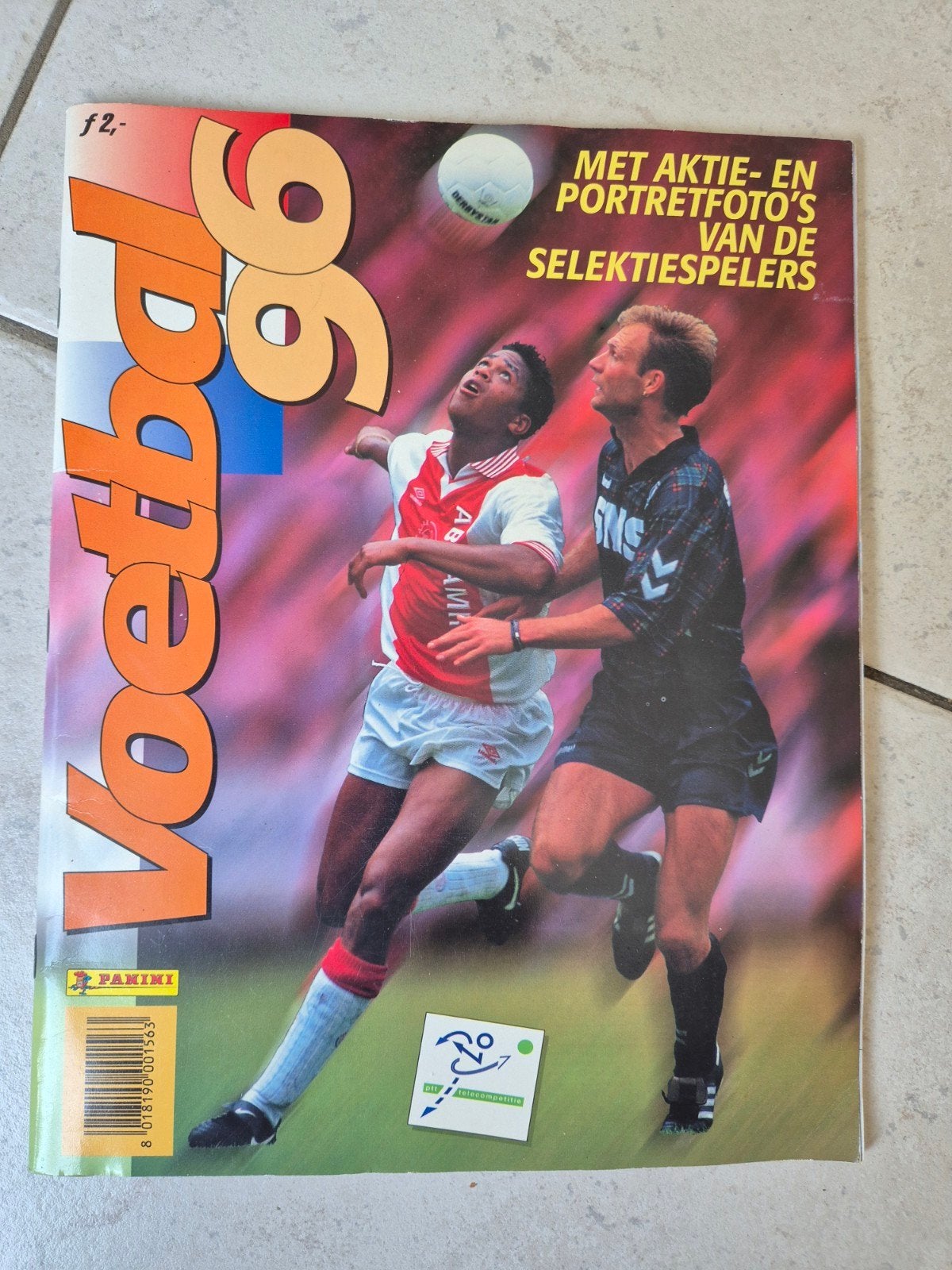Panini Voetbal '96 stickerboek - Incompleet, Ophalen of Verzenden, Gebruikt, Overige binnenlandse clubs, Boek of Tijdschrift