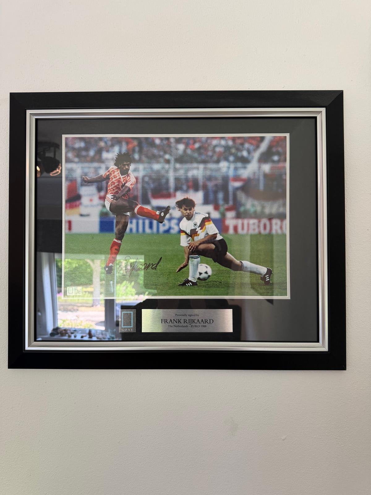Gesigneerde Rijkaard foto., Verzamelen, Ophalen, Zo goed als nieuw, Buitenlandse clubs