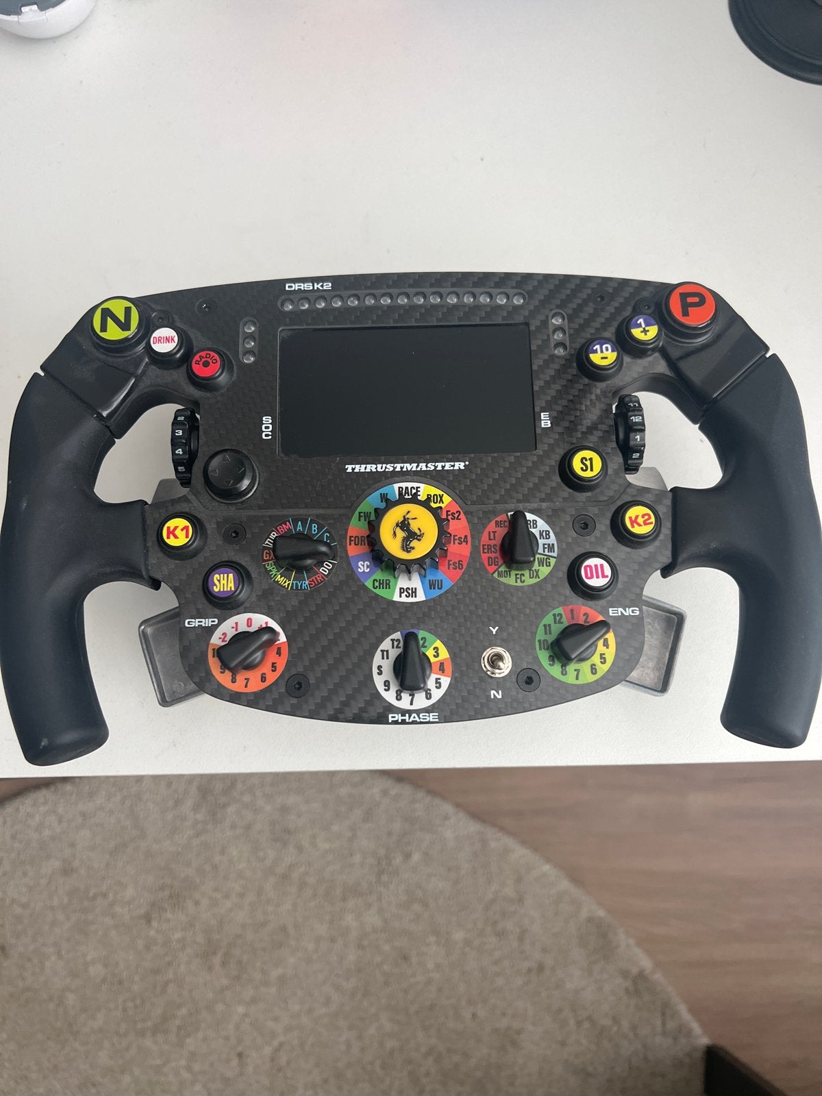 Thrustmaster Ferrari F1 Wheel Add-On (DRSK2)ZGAN, 1 speler, Racen en Vliegen, Eén computer, Ophalen of Verzenden