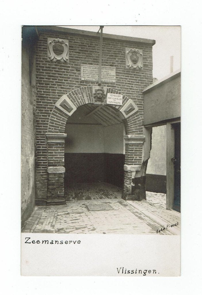 Vlissingen Poort Zeemanserve fotokaart, Verzenden, Voor 1920, Ongelopen, Zeeland