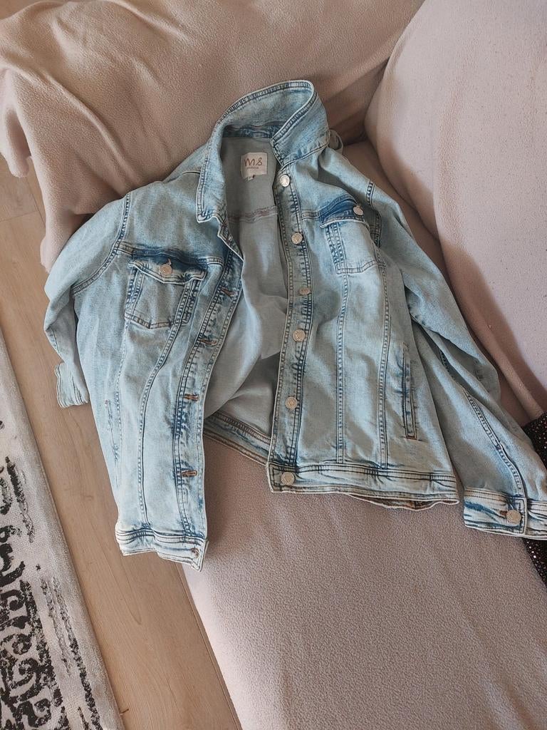 Dames spijkerjasje MS Mode, maat 52, zo goed als nieuw, Blauw, Maat 46/48 (XL) of groter, Ophalen of Verzenden, Zo goed als nieuw