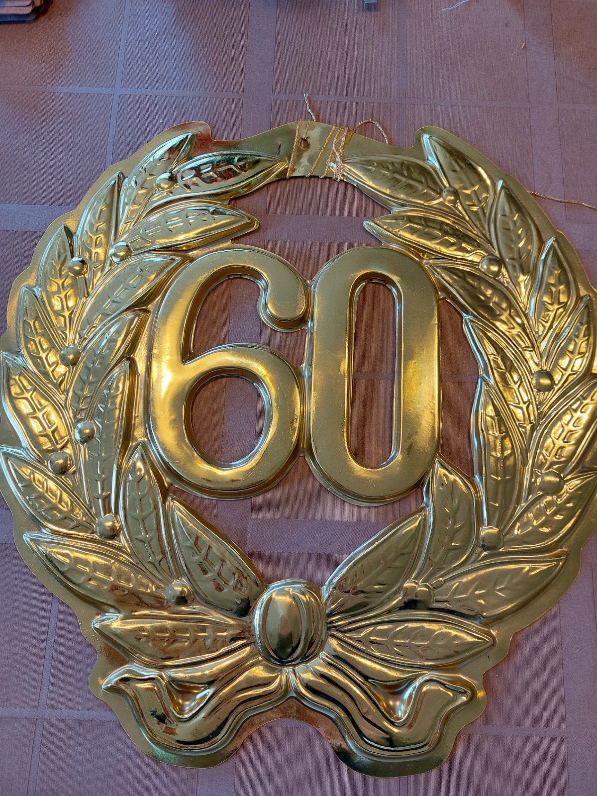 Versiering 60-jarig huwelijk, Ophalen of Verzenden, Gebruikt, Versiering, Geboorte of Huwelijk