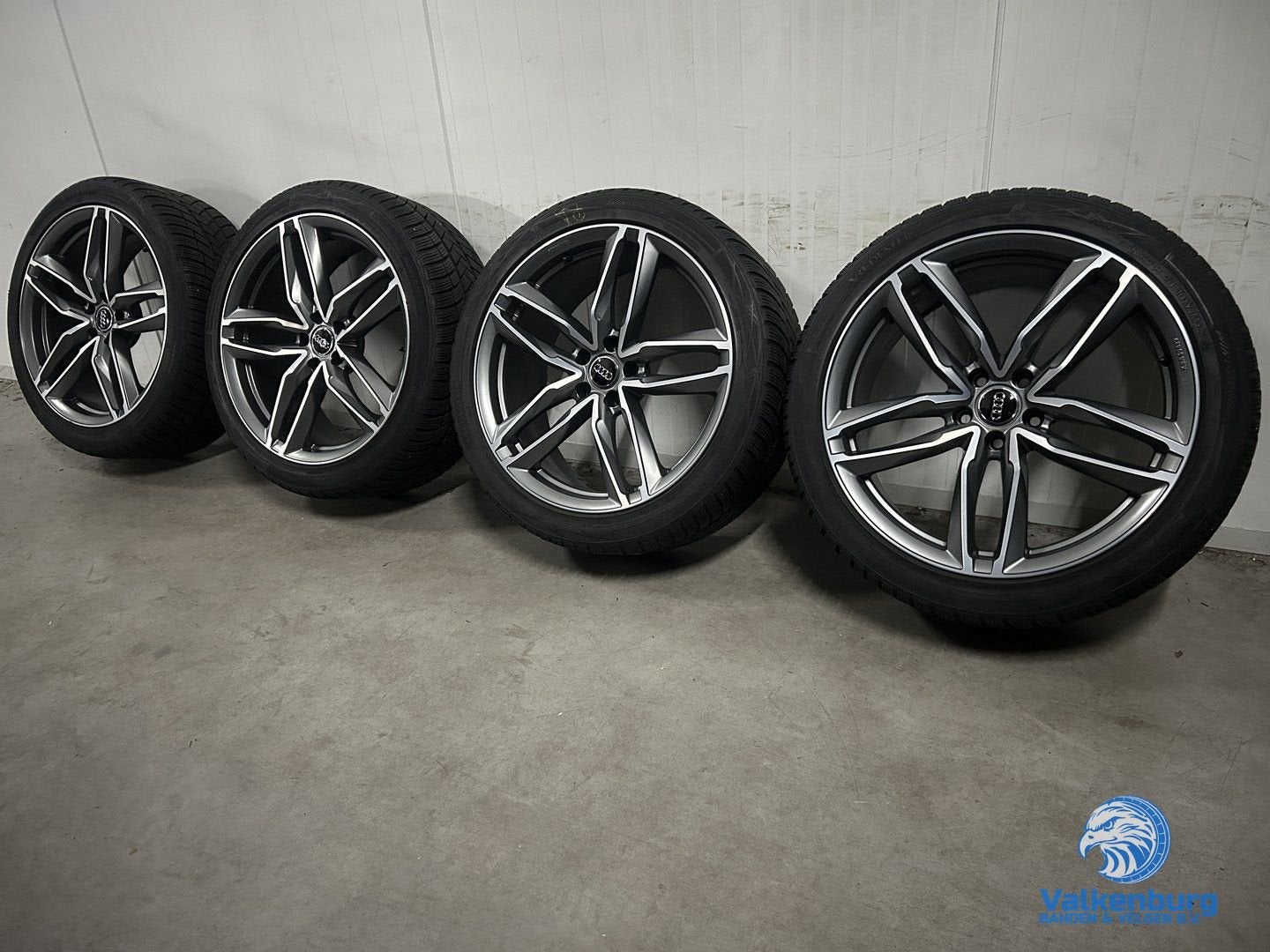 7mm! Audi A6 RS6 look Q3 20 inch zwarte GMP Atom velgen 5x11, Gebruikt, 255 mm, -, -
