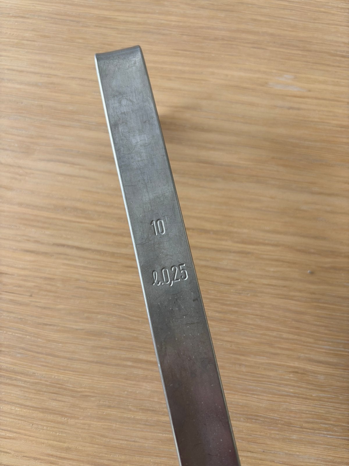 Rösle professionele horeca pollepel 0,25L, Zilver, Ophalen of Verzenden, Metaal, Overige merken